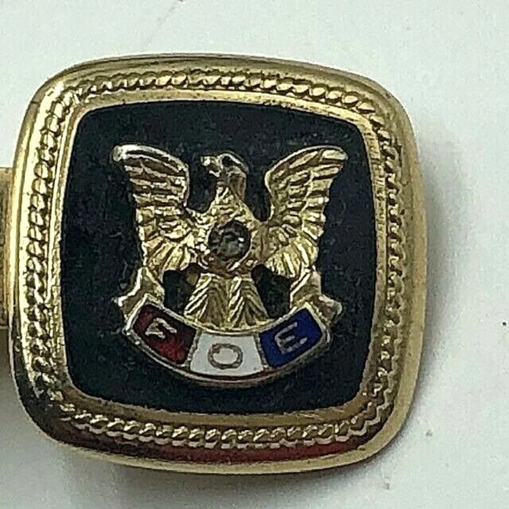 Vintage FOE Tie Clasp Klitzner The Fraternal Order of Eagles USA RI